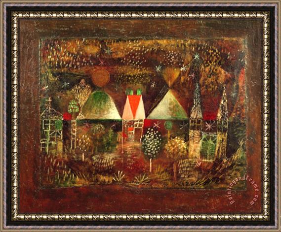 Paul Klee Nocturnal Festivities 1921 Framed Painting