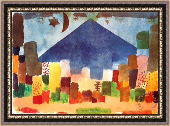 Paul Klee Notte Egiziana Framed Print