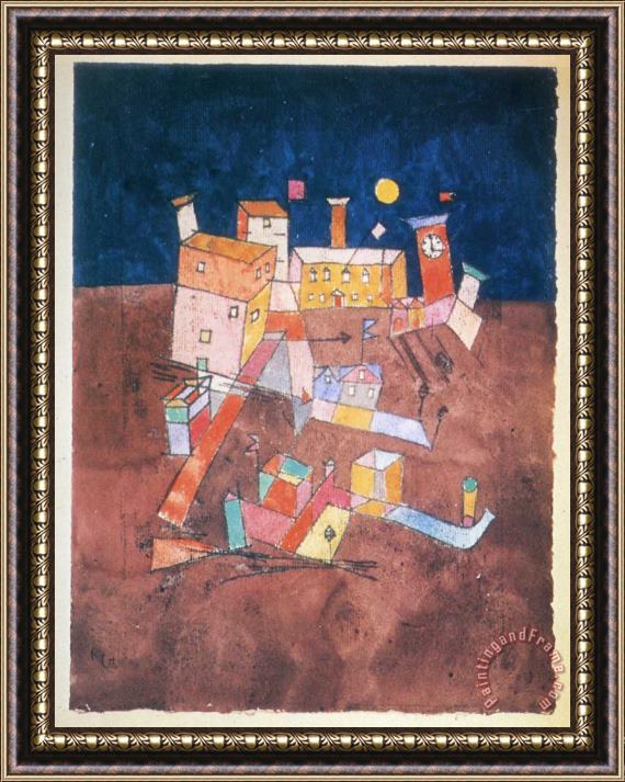 Paul Klee Part of G 1927 Framed Painting