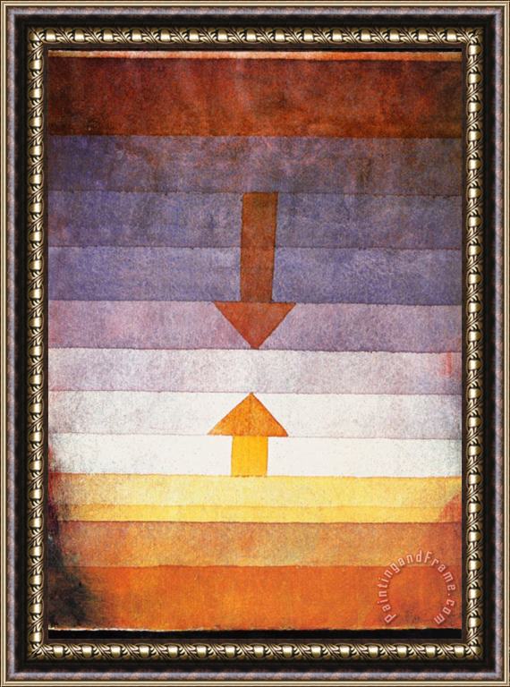 Paul Klee Scheidung Abends C 1922 Framed Painting