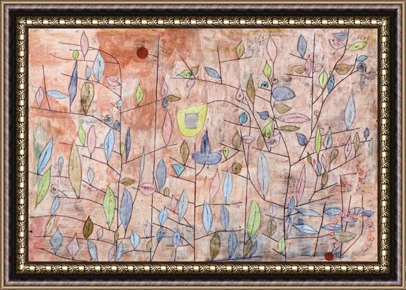 Paul Klee Sparse Foliage 1934 Framed Painting