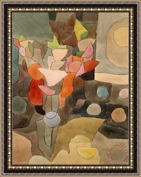 Paul Klee Still Life with Gladioli Gladiolen Still Leben Framed Print