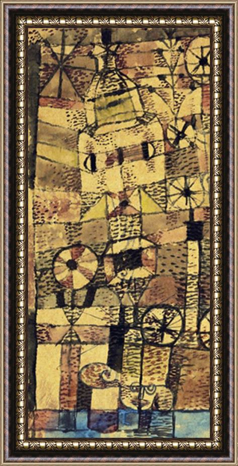 Paul Klee Stratification II Lagerung II Framed Print