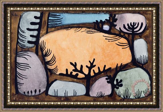 Paul Klee The Day in The Forest Der Tag Im Wald Framed Painting