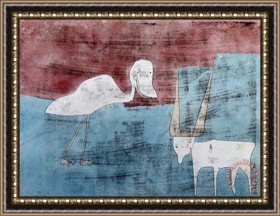 Paul Klee The Friendship Tier Freundschaft Framed Painting