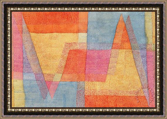 Paul Klee The Light And The Shade C 1935 Framed Print