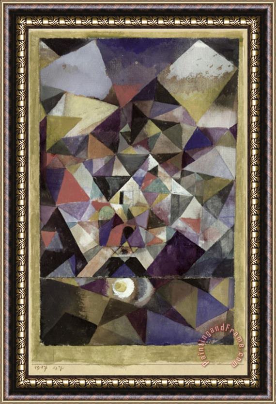 Paul Klee With The Egg 1917 Framed Painting