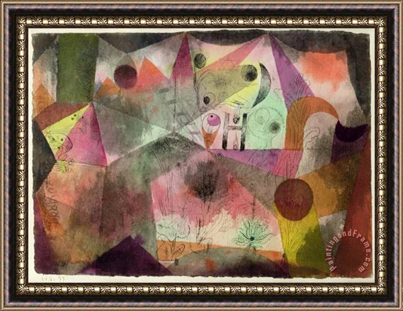 Paul Klee With The H 1916 Framed Painting