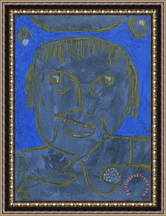 Paul Klee Young Man on The Eve Framed Painting