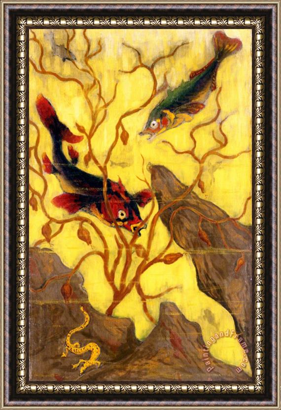 Paul Ranson Poissons And Crustaces 1902 Framed Print