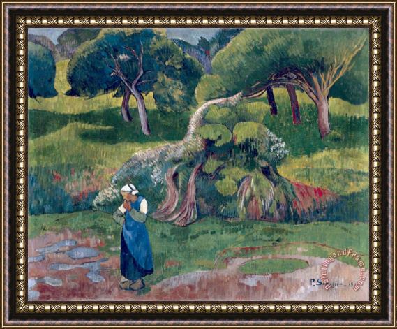 Paul Serusier Landscape at Le Pouldu Framed Painting