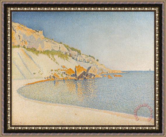 Paul Signac Cassis, Cap Lombard, Opus 196 Framed Painting