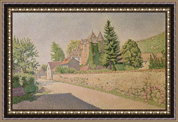 Paul Signac Chateau de Comblat Framed Painting