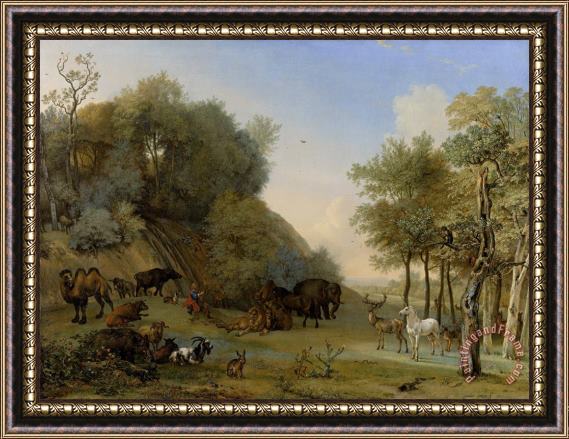 Paulus Potter Orpheus And The Animals Framed Print