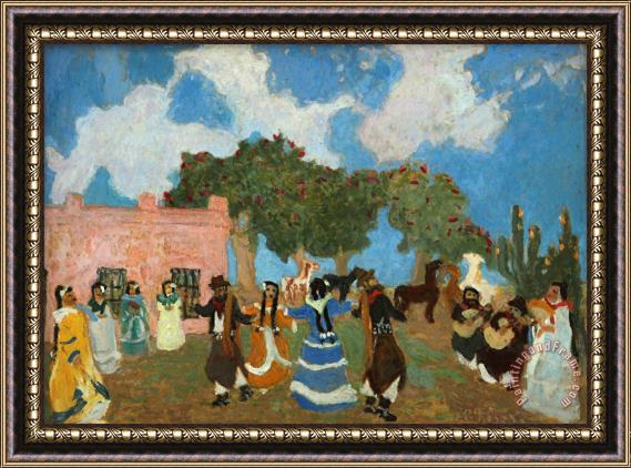 Pedro Figari Pericon 2 Framed Painting