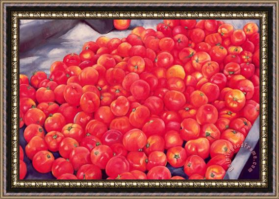 Peter Breeden Tomatoes Framed Painting