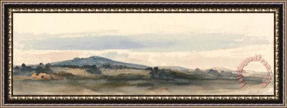 Peter de Wint Bardon Hill, Charnwood Forest, Leicestershire Framed Painting