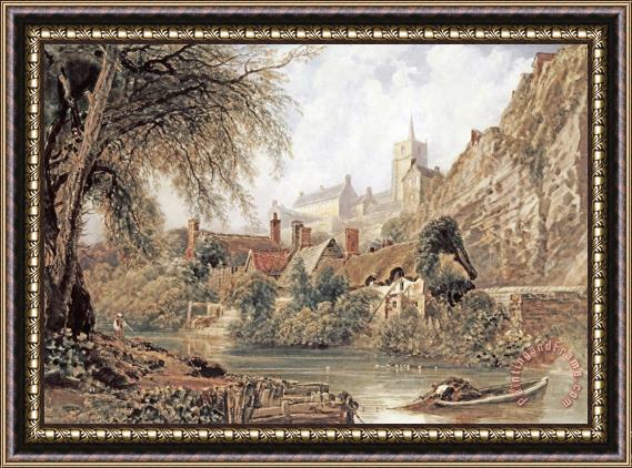 Peter de Wint Knaresborough Framed Painting