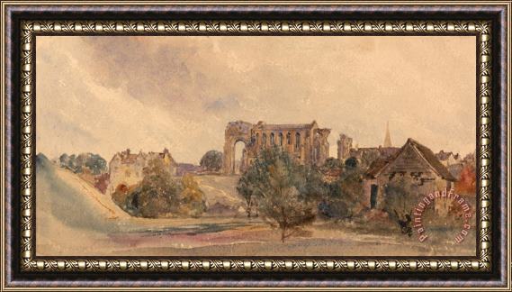 Peter de Wint Malmesbury Abbey Framed Painting