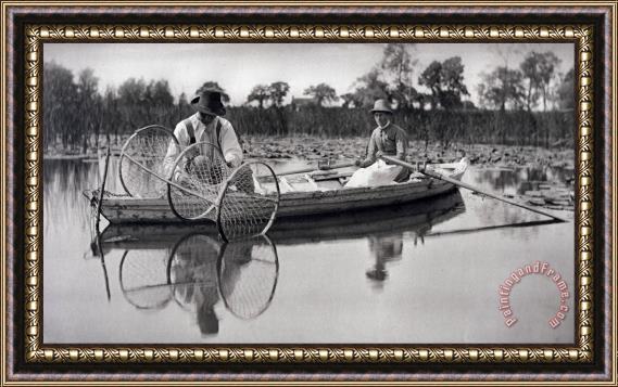 Peter Henry Emerson Setting The Bow Net Framed Painting