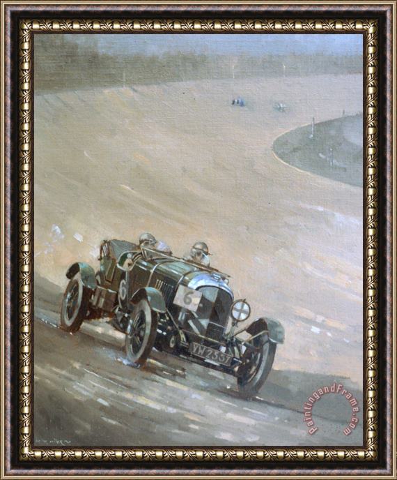 Peter Miller 24 Hour Race at Brookland Framed Painting