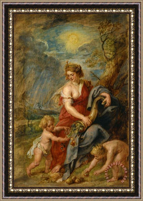 Peter Paul Rubens Abundance (abundantia) Framed Print
