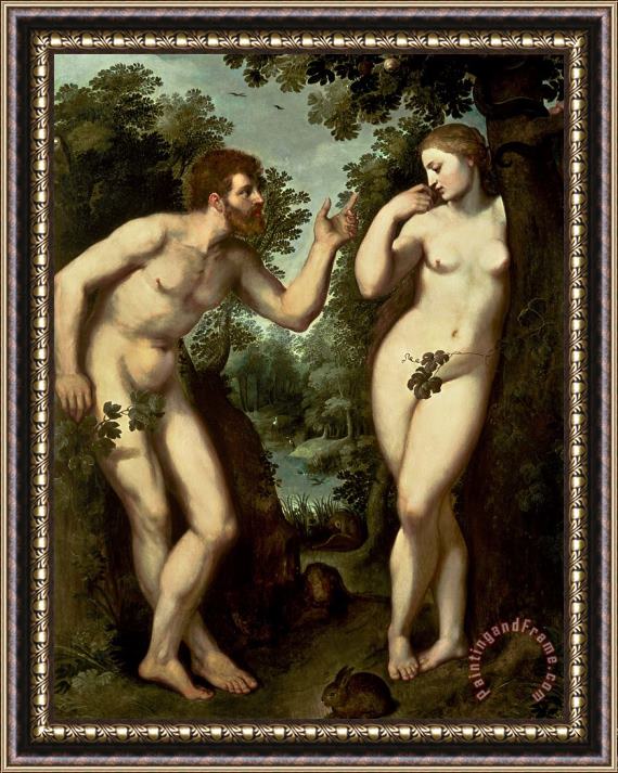 Peter Paul Rubens Adam and Eve Framed Print