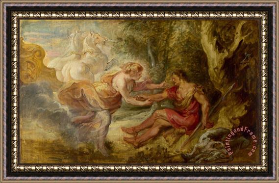 Peter Paul Rubens Aurora Abducting Cephalus Framed Painting