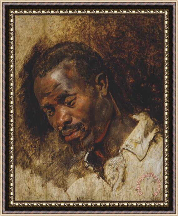 Peter Paul Rubens Head of a Moor Framed Painting
