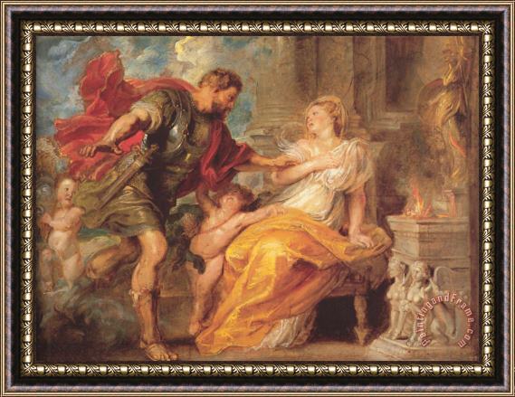 Peter Paul Rubens Mars And Rhea Silvia Framed Print