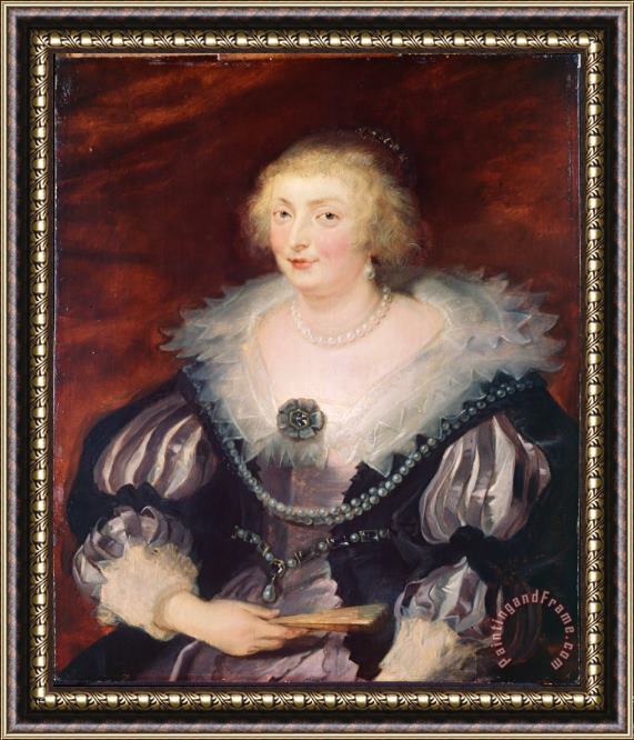 Peter Paul Rubens Portrait of a Lady Framed Painting