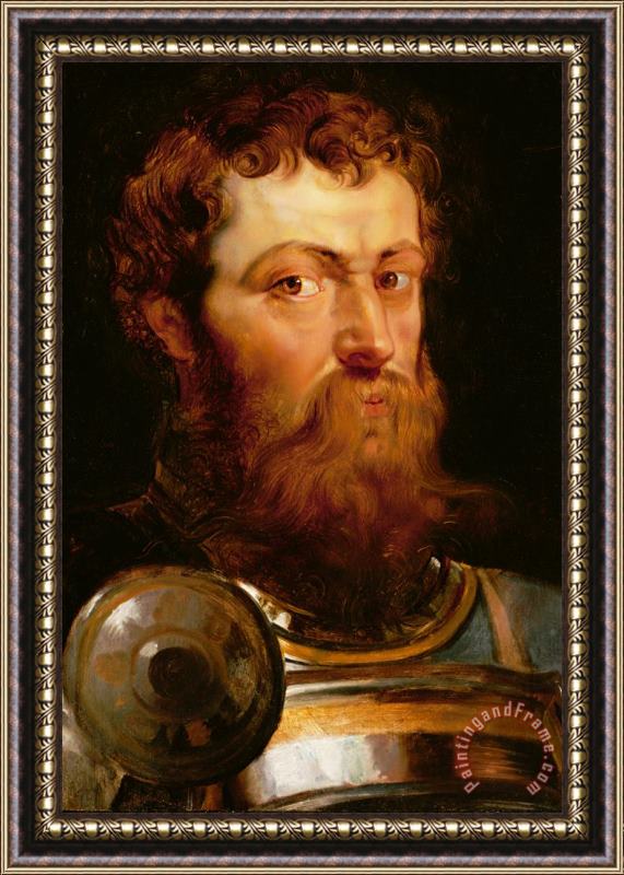 Peter Paul Rubens The Commander's Head Framed Print