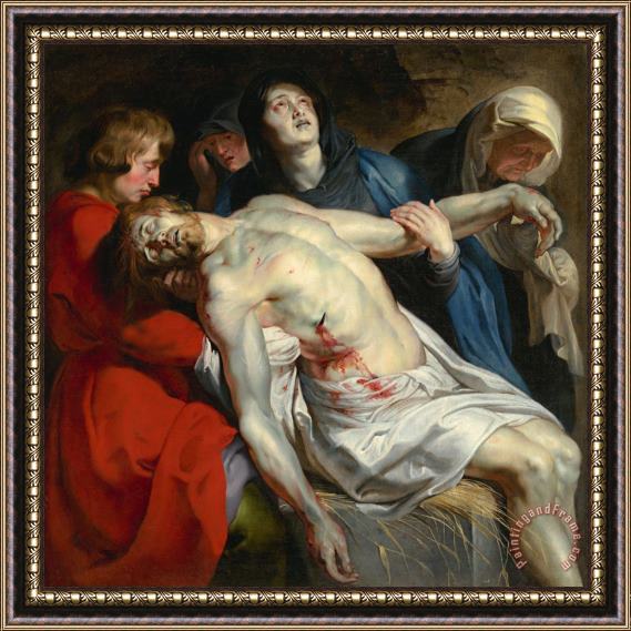 Peter Paul Rubens The Entombment Framed Painting