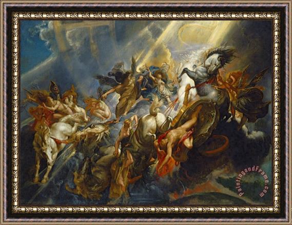 Peter Paul Rubens The Fall Of Phaeton Framed Painting