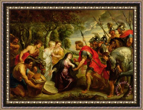Peter Paul Rubens The Meeting of David and Abigail Framed Print