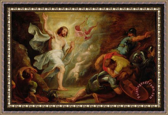 Peter Paul Rubens The Resurrection of Christ Framed Painting