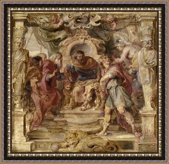 Peter Paul Rubens The Wrath of Achilles Framed Painting