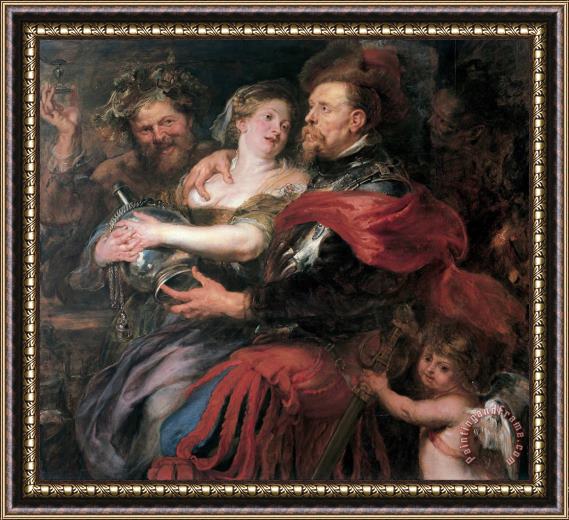 Peter Paul Rubens Venus And Mars Framed Painting