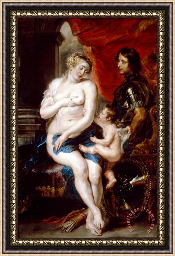 Peter Paul Rubens Venus, Mars And Cupid Framed Print