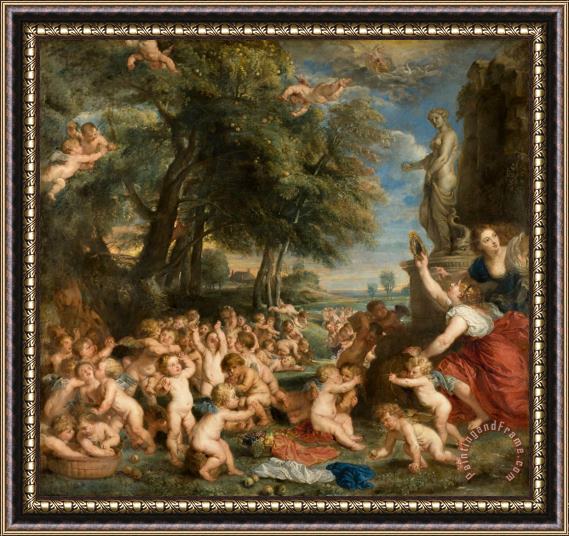 Peter Paul Rubens Worship of Venus Framed Painting