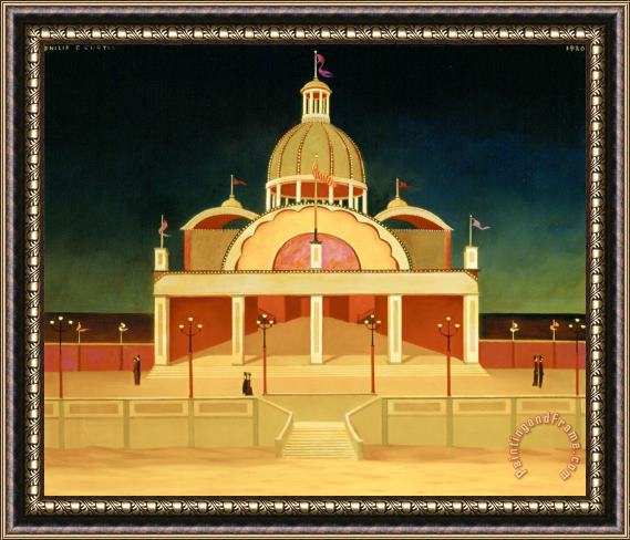 Philip Campbell Curtis Casino Framed Painting