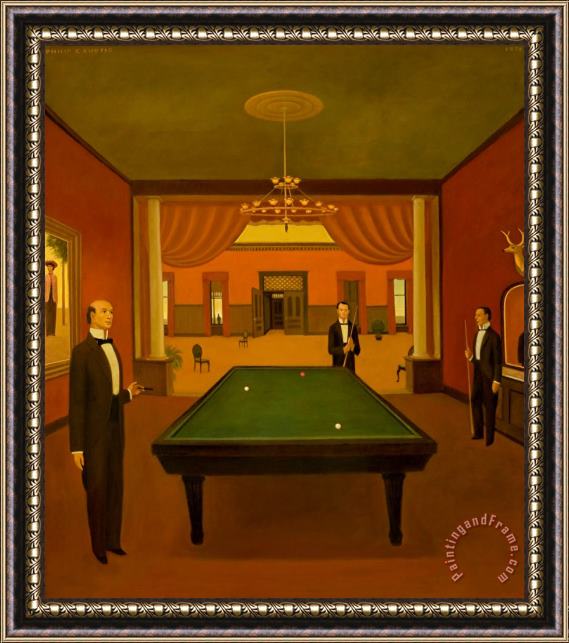 Philip Campbell Curtis The Game Framed Painting