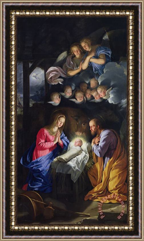 Philippe de Champaigne Nativity Framed Painting