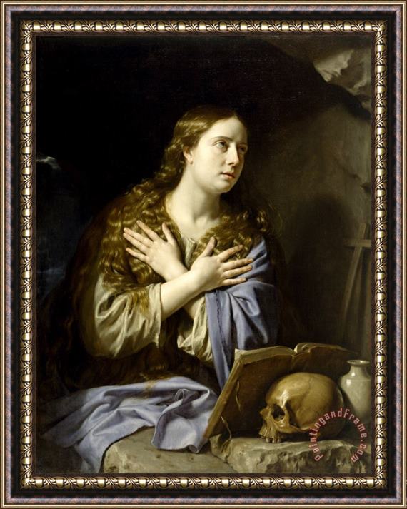 Philippe de Champaigne The Repentant Magdalen Framed Painting