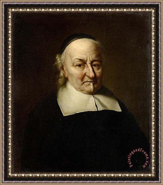Philips Koninck Portrait of The Poet Joost Van Den Vondel Framed Print