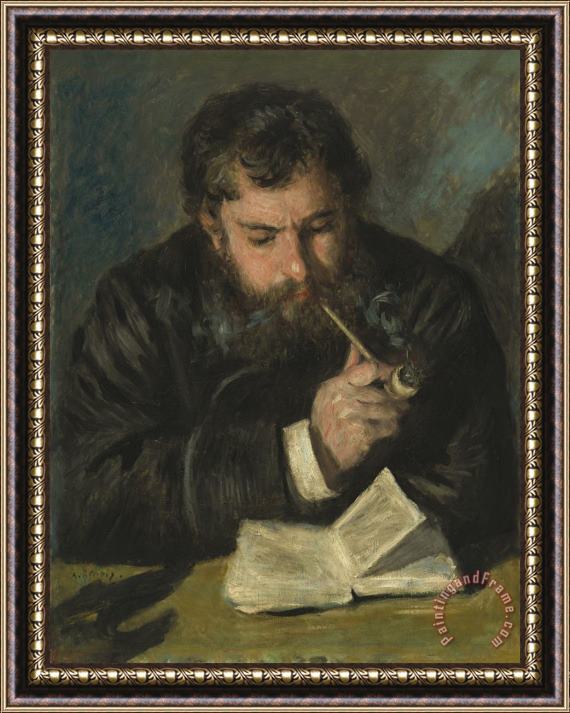 Pierre Auguste Renoir Claude Monet Framed Painting