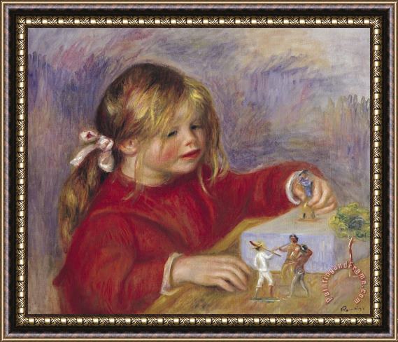 Pierre Auguste Renoir Claude Renoir (b.1901) at Play Framed Painting