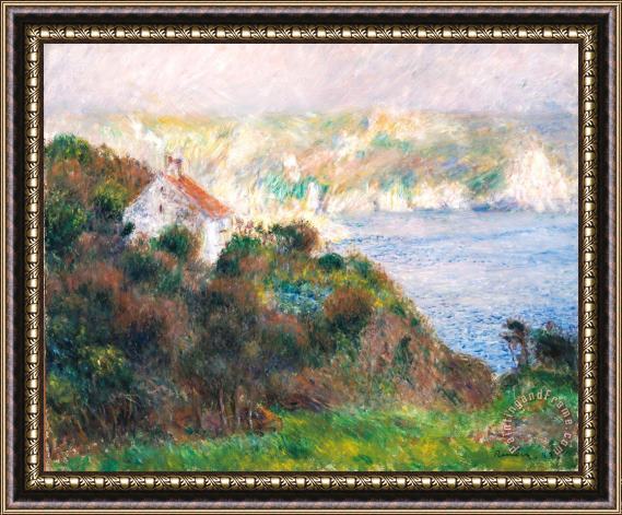Pierre Auguste Renoir Fog on Guernsey Framed Print