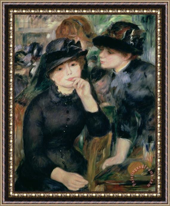 Pierre Auguste Renoir Girls in Black Framed Print