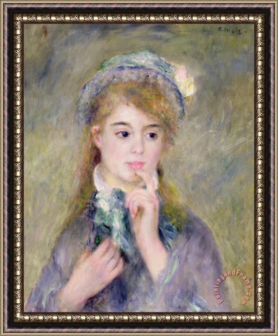 Pierre Auguste Renoir L'Ingenue Framed Print